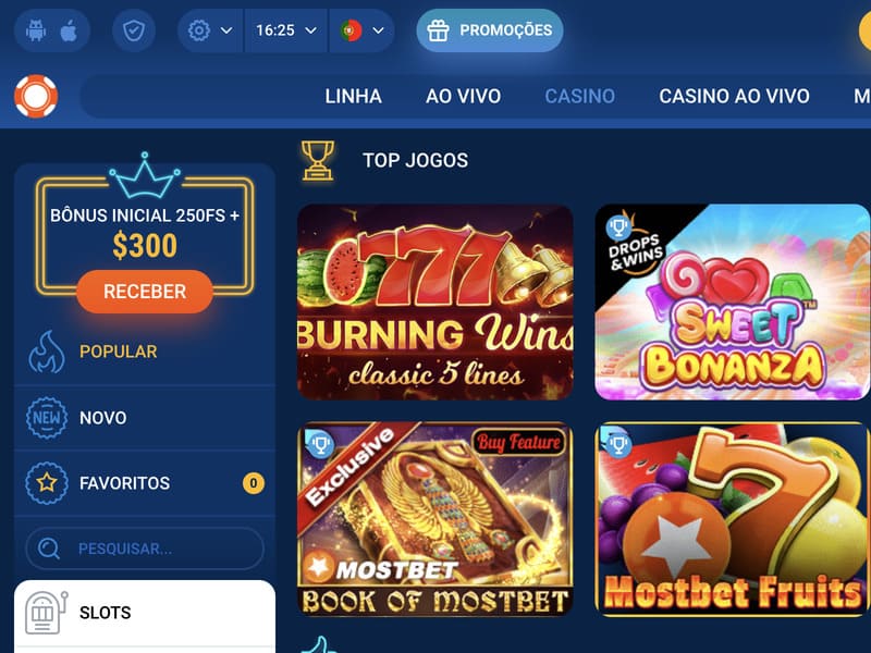 Junte-se ao Mostbet casino online