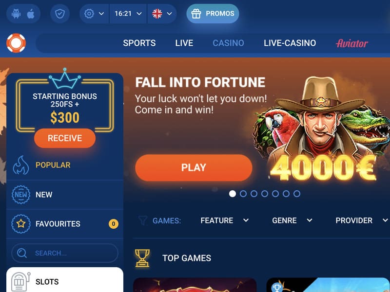 Mostbet online casino features