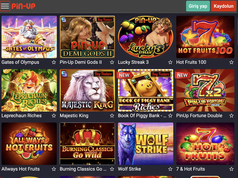 Pin-Up Online Casino'nun Avantajları